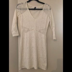 White lace mini